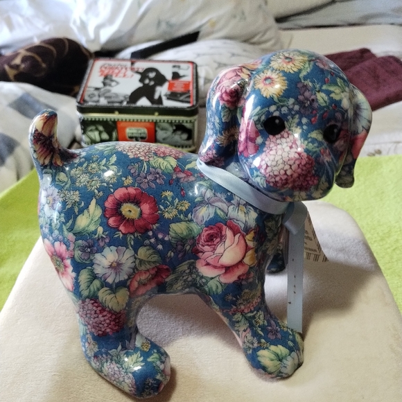 Vintage Porcelain Patchwork Puppy by Joan Baker - Picture 11 of 11